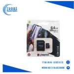 Carte MicroSD Kingston 64 Go avec adaptateur