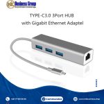 Hub USB-C 3 ports avec adaptateur Ethernet Gigabit